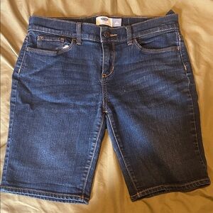 Old Navy Dark Blue Denim Shorts